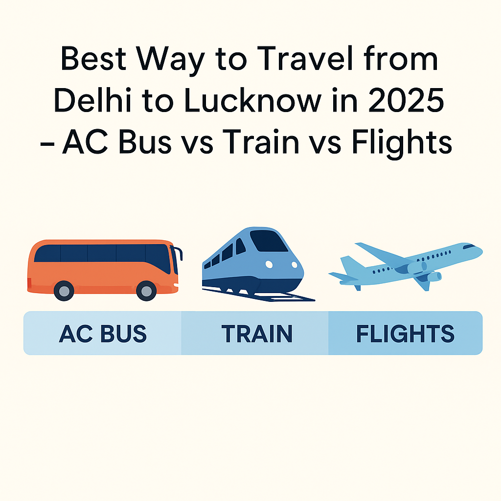 best way to travel delhi to lucknow