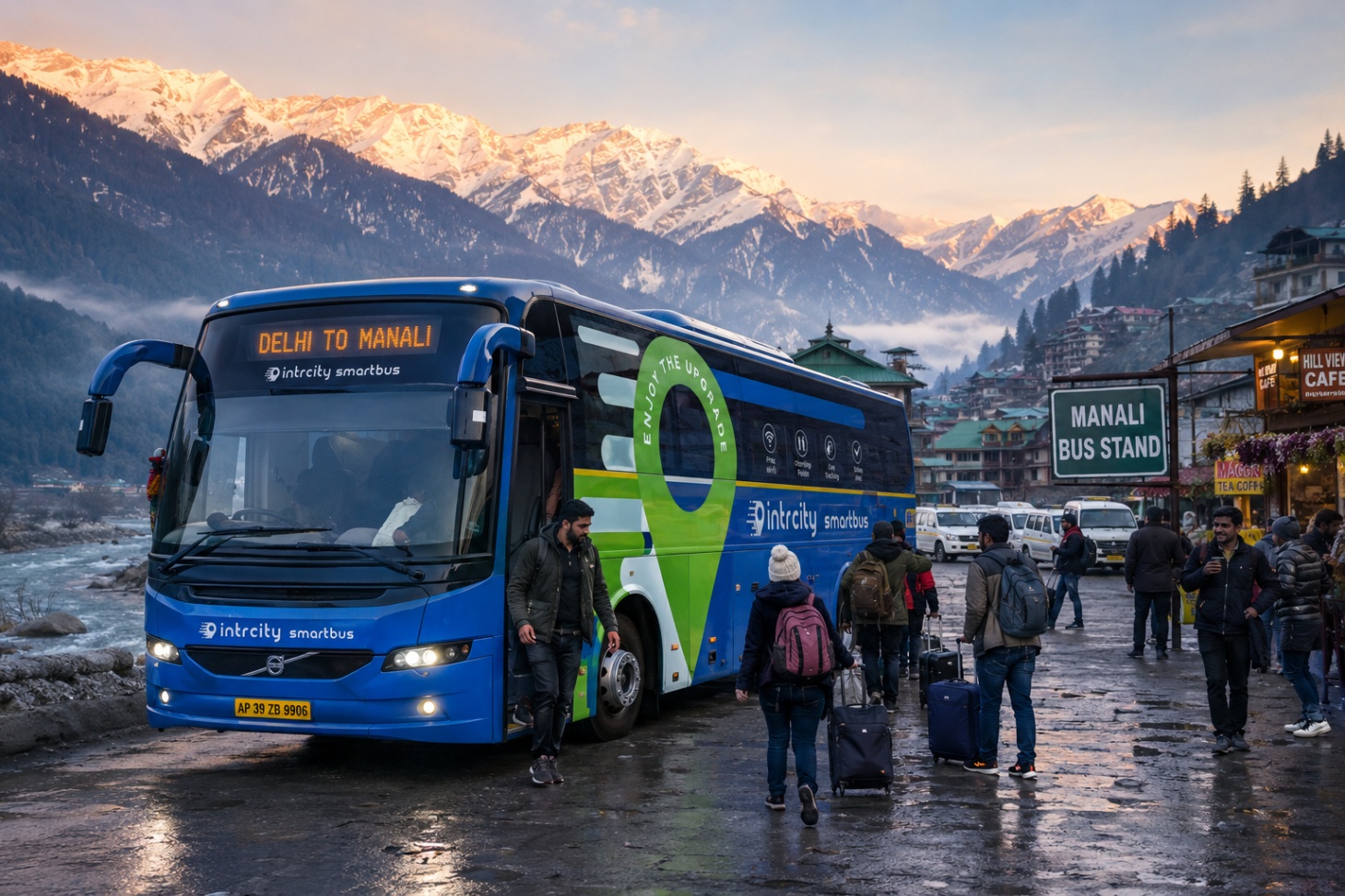 Delhi to Manali Bus