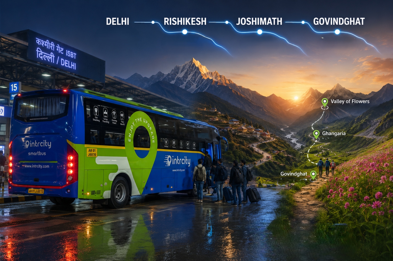 Delhi to Valley of Flowers